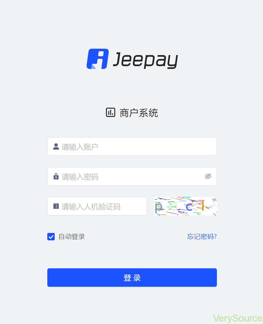 jeepay计全三方java支付系统前后端完整源码支持分账模式和高并发